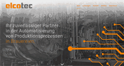 Desktop Screenshot of elcotec.de